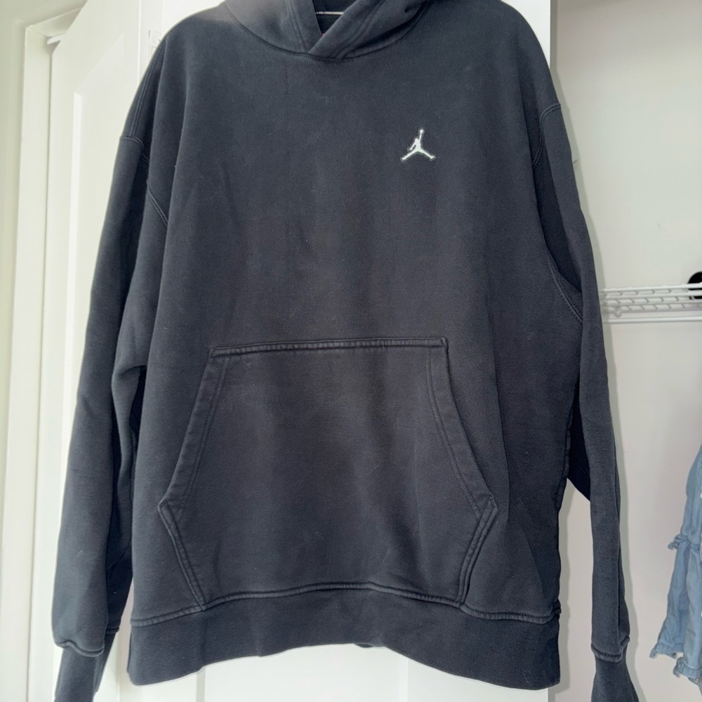 Jordan Charcoal Hoodie with Logo